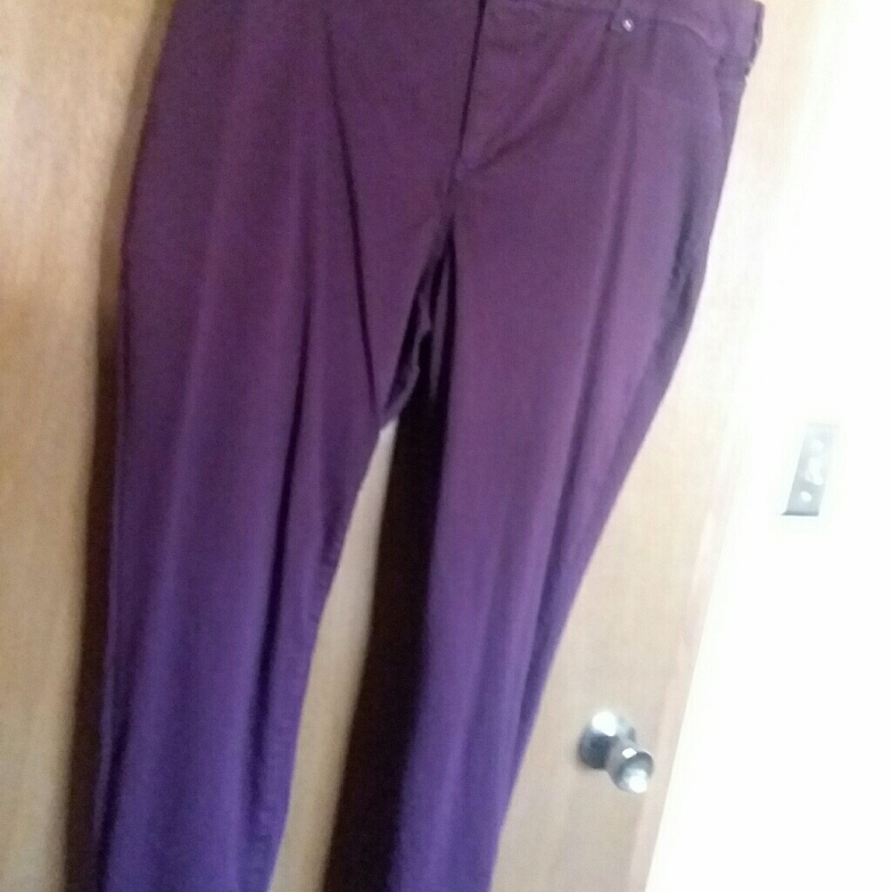 Burgundy jegging